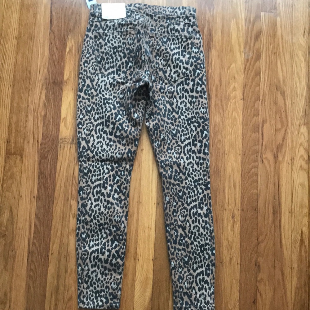 NWT Gap True Skinny leopard print jeans - Picture 2 of 8